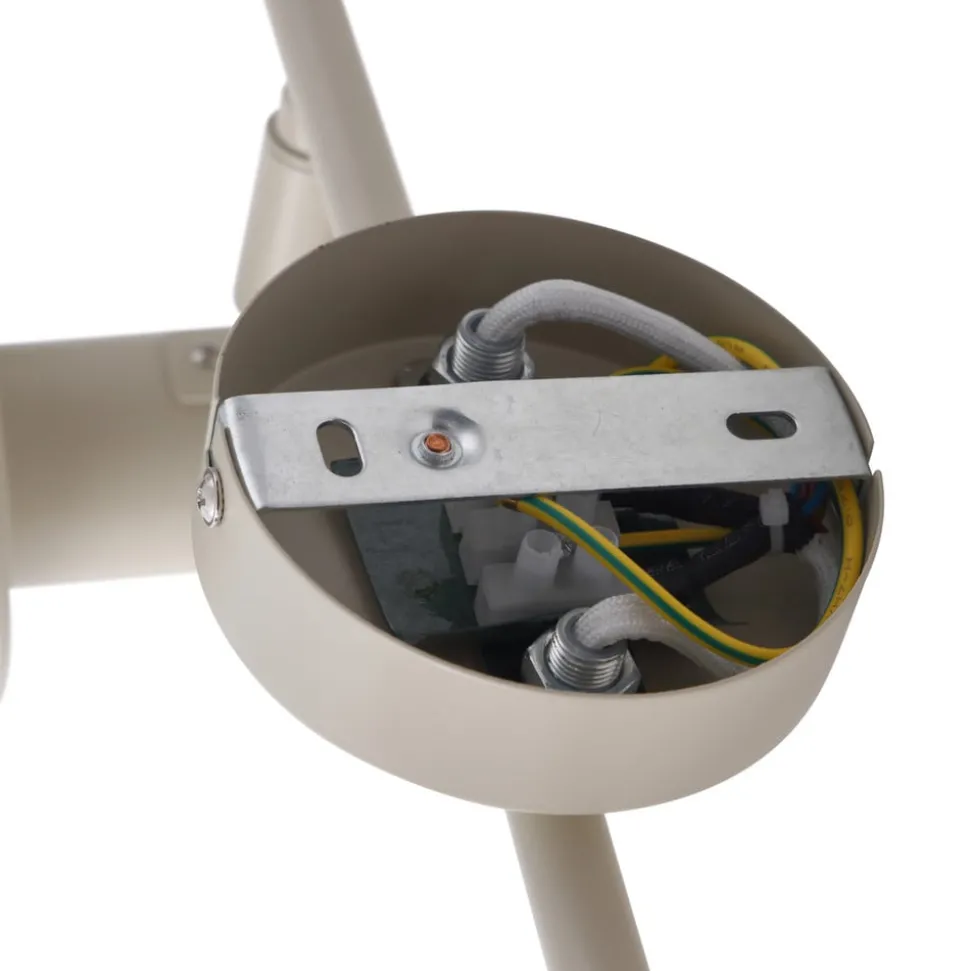 Lindby loftspot Ovelia, beige, 80 cm, 4 lyskilder, E27