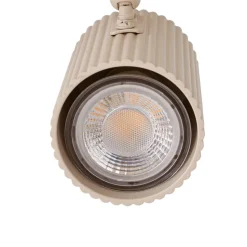 Lindby loftspots Kardis, beige, 6 lyskilder, metal, GU10