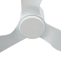 Lindby loftventilator Aulo, hvid, DC, støjsvag, Ø 123 cm