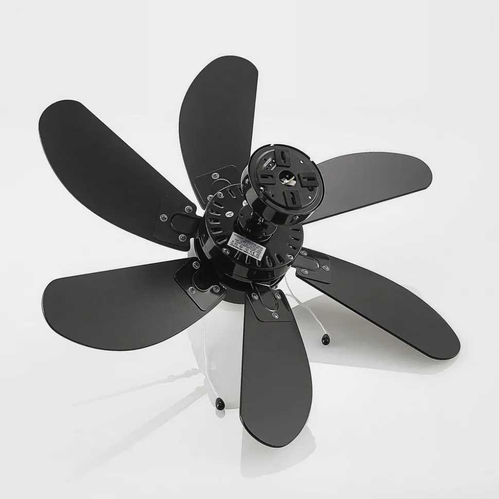 Lindby loftventilator Minja, sort, støjsvag, 78 cm, E14