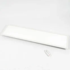 Lindby Luay LED-panel, 120 x 30 cm, hvid, 3000-6000K