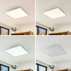 Lindby Luay LED-panel, 60 x 60 cm, hvid, 3000-6000K