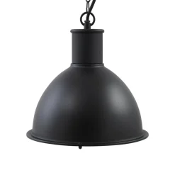 Lindby Luciane udendørs pendel, sort, aluminium, Ø 31,8 cm