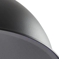 Lindby Luciane udendørs pendel, sort, aluminium, Ø 31,8 cm