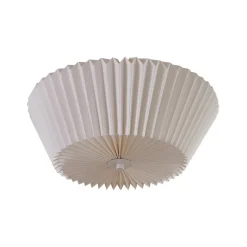 Lindby Magali loftlampe, hvid, papir, Ø 45 cm, E27