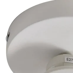 Lindby Magali loftlampe, hvid, papir, Ø 45 cm, E27