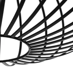 Lindby Maivi loftslampe, sort, 50 cm, jern, bur