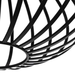 Lindby Maivi loftslampe, sort, 30 cm, jern, bur