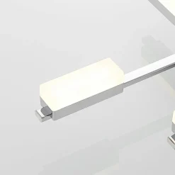 Lindby Mally LED-loftlampe i krom, 8 lyskilder