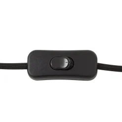 Lindby Mayumi bordlampe, højde 31 cm, træ, tekstil