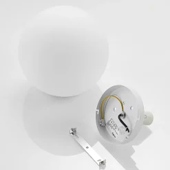 Lindby Meriala loftlampe hvid, glas Ø 25 cm