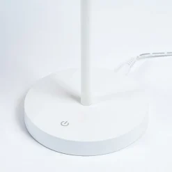 Lindby Milica LED-bordlampe, hvid, dæmpbar