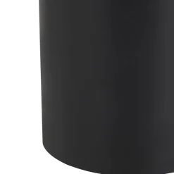 Lindby nedgravningslampe Cliff, Ø 13 cm, rund, sort