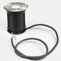 Lindby Nedgravningslampe Insa, Ø11cm, stål, GU10, IP67