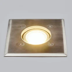 Lindby Nedgravningslampe Insa, 11 x 11 cm, GU10, IP67