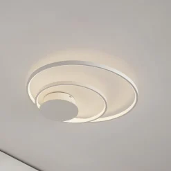 Lindby Nerwin LED-loftlampe, rund, hvid