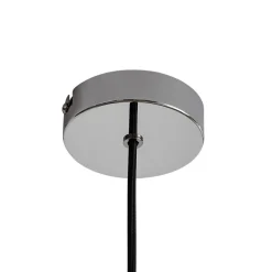 Lindby pendellampe Branford, retro, Ø 35 cm, grøn, metal