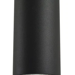 Lindby pendellampe Joffrey, Ø 6 cm, sort, metal, GU10