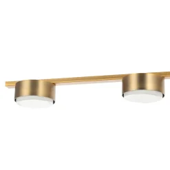 Lindby pendellampe Kaylou, 5 lyskilder, bronzefarvet, aluminium