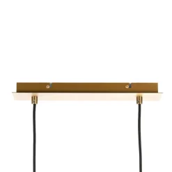 Lindby pendellampe Kaylou, 5 lyskilder, bronzefarvet, aluminium