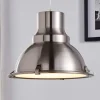 Lindby pendellampe Letty, Ø 39 cm, nikkelfarvet, metal, E27