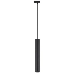 Lindby pendellampe Linaro, 40 cm, sort, 1-faset, GU10