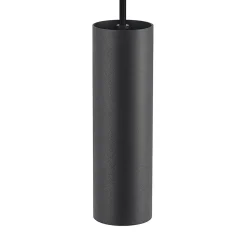 Lindby pendellampe Linaro, 20 cm, sort, 1-faset, GU10