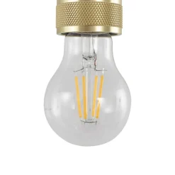 Lindby pendellampe Linaro, Ø 4,6 cm, guld, 1-faset, E27