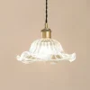 Lindby pendellampe Ludowika, transparent, glas, Ø25cm, E27