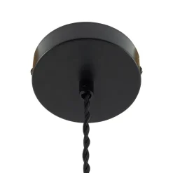 Lindby pendellampe Ludowika, transparent, glas, Ø25cm, E27