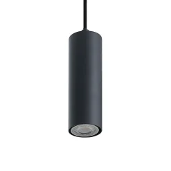 Lindby pendellampe Maniva. 60 cm, 4 lyskilder, sort, GU10