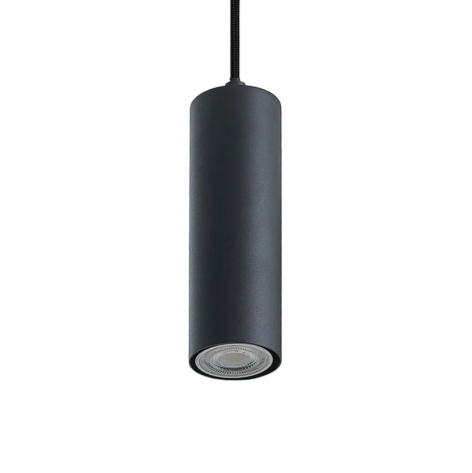 Lindby pendellampe Maniva. 60 cm, 4 lyskilder, sort, GU10