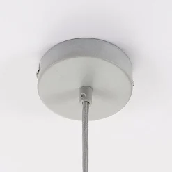 Lindby pendellampe Morton, Ø 29 cm, grå, beton, E27