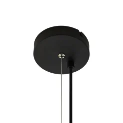 Lindby pendellampe Orliana, Ø 35 cm, ravfarvet, glas