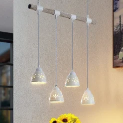 Lindby Pimana pendellampe, 4 lyskilder