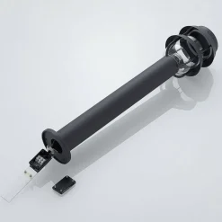 Lindby pullert Alvaro, antracit, 60 cm, IP44, E27