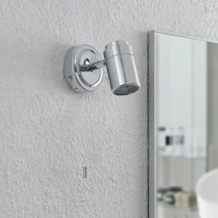 Lindby Remilan væglampe, krom