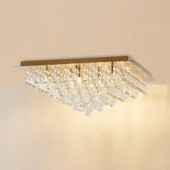 Lindby Rimedia loftlampe, guld, 55 cm