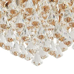 Lindby Rimedia loftlampe, guld, 55 cm