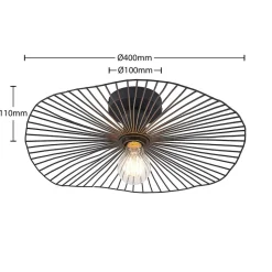 Lindby Ruota loftlampe af metal