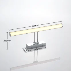 Lindby Sanya LED-spejllampe, 60 cm
