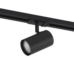 Lindby 1 skinnesystem Linaro, GU10, 14-lys sort