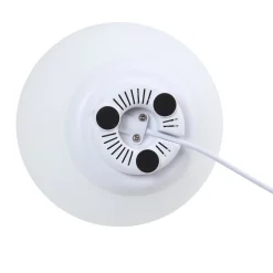 Lindby Smart LED-bordlampe Cosmia, hvid, glas, Tuya