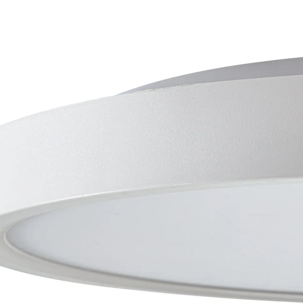 Lindby Smart LED-loftlampe Deika, Ø 40 cm, hvid, Tuya