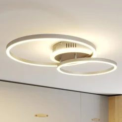 Lindby Smart LED-loftlampe Edica, 58 cm, Tuya, CCT