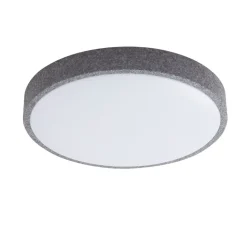 Lindby Smart LED-loftlampe Elmor Ø 39 cm grå RGB CCT