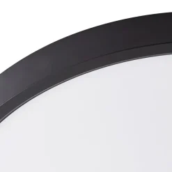 Lindby Smart LED loftlampe Pravin, Ø 30 cm, CCT, sort