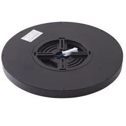 Lindby Smart LED loftlampe Pravin, Ø 30 cm, CCT, sort