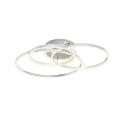 Lindby Smart LED-loftlampe Tula, fjernbetjening, Tuya CCT