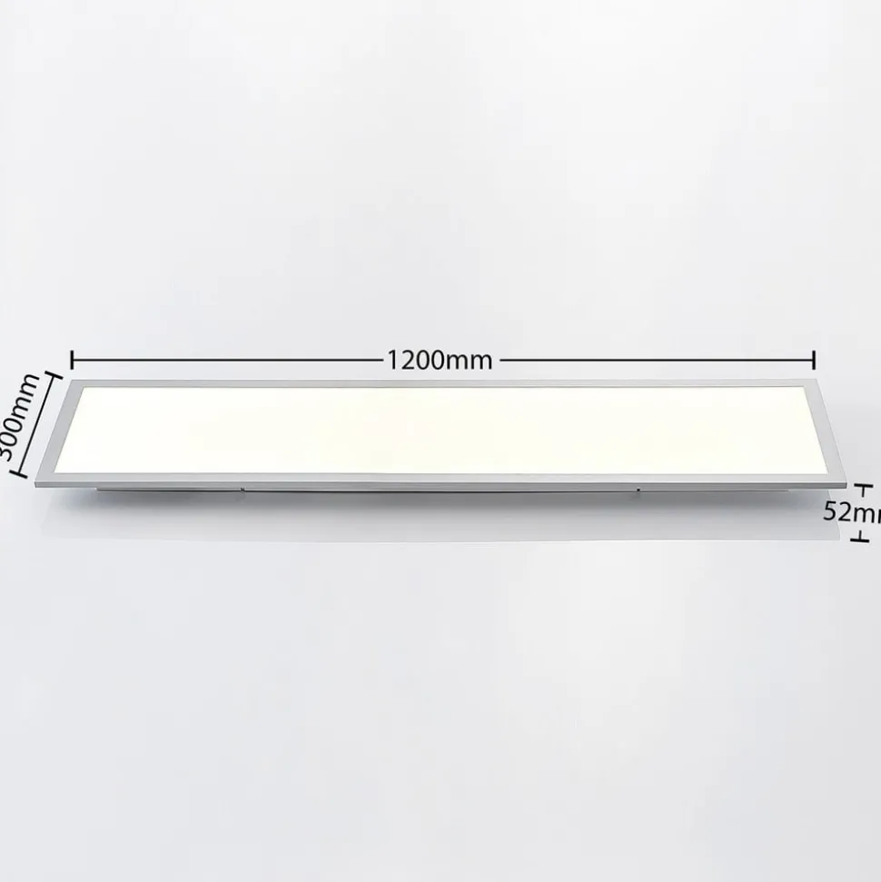 Lindby Smart LED-loftpanel Kjetil 120 x 30 cm Tuya RGB CCT